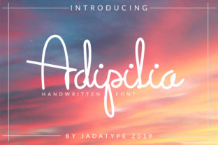 Adipilia: A Warm Script Font for Editorial Design