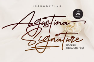 Agustina Signature: A Romantic Script Font for Web Design