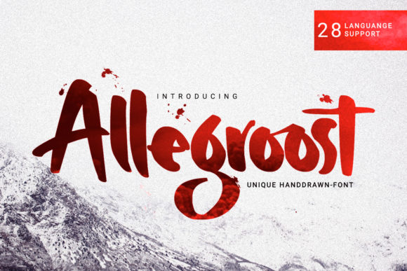 Allegroost: The Handwritten Font That Elevates Brand Identity
