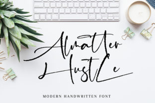 Almatter Hustle Font: The Perfect Script for Handmade Brands