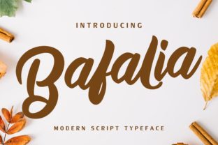 Bafalia: A Handwritten Typeface for Authentic Branding