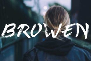 Browen Font: A Bold Script for Web Design