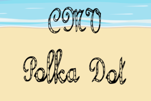 CMV Polka Dot: A Playful Script Font for Web Design