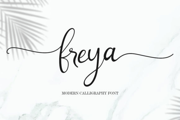 Freya: A Graceful Script Typeface for Editorial Design