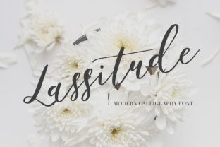 Lassitude: A Modern Script Font for Editorial Design
