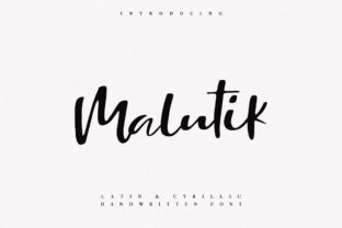 Malutik Font: A Modern Script for Makers
