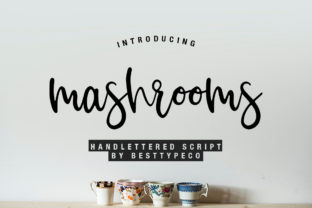 Mashrooms Font Review: A Charming Script Typeface
