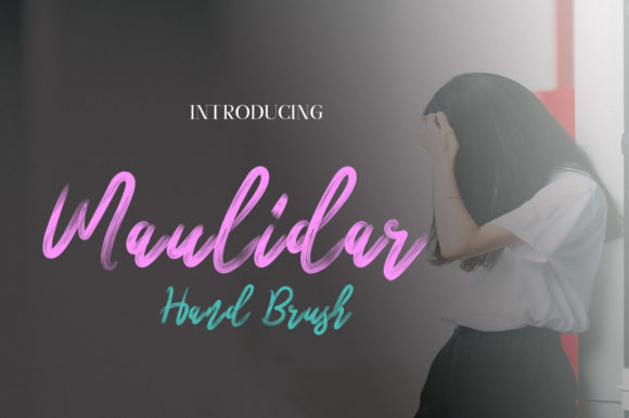 Maulidar: A Friendly Brush Font for Crafters
