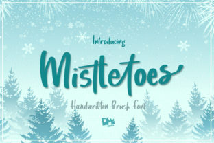 Mistletoes: A Festive Display Font for Editors
