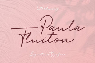 Paula Fluiton Font for Web Design