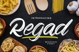 Regad: A Playful Script Font for Modern Web Design