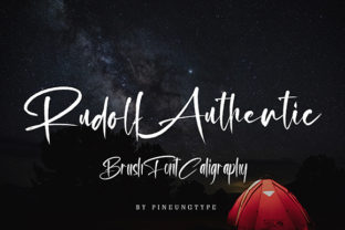 Rudolf Authentic: A Script Font for Crafters