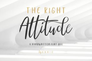 The Right Attitude Duo: A Font That Elevates Your Brand