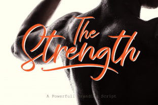 The Strength: A Bold Script Typeface for Modern Web Design