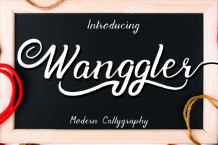 Wanggler: A Script Font for Stronger Branding